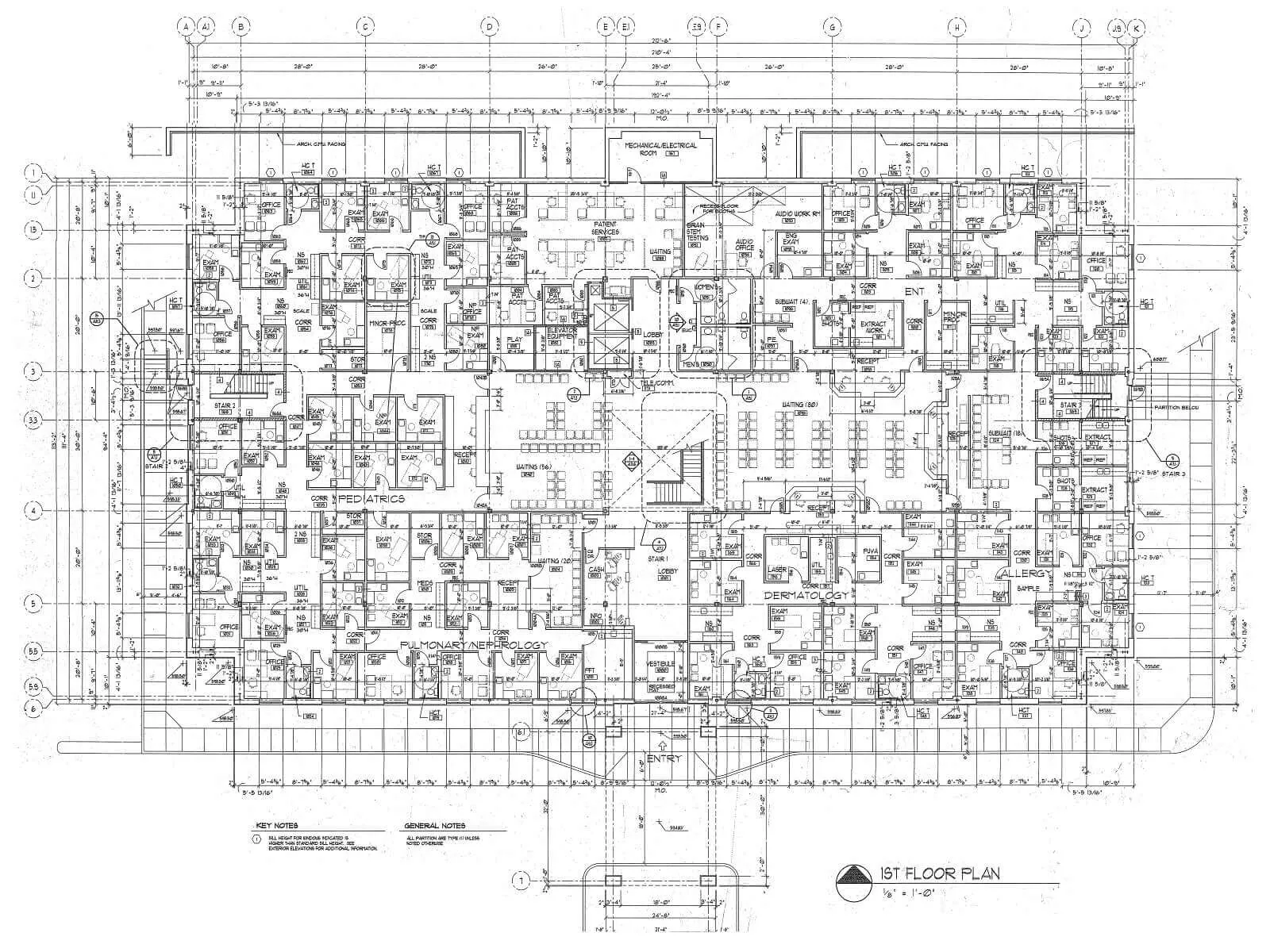 First-floor architectural plan — source drawing