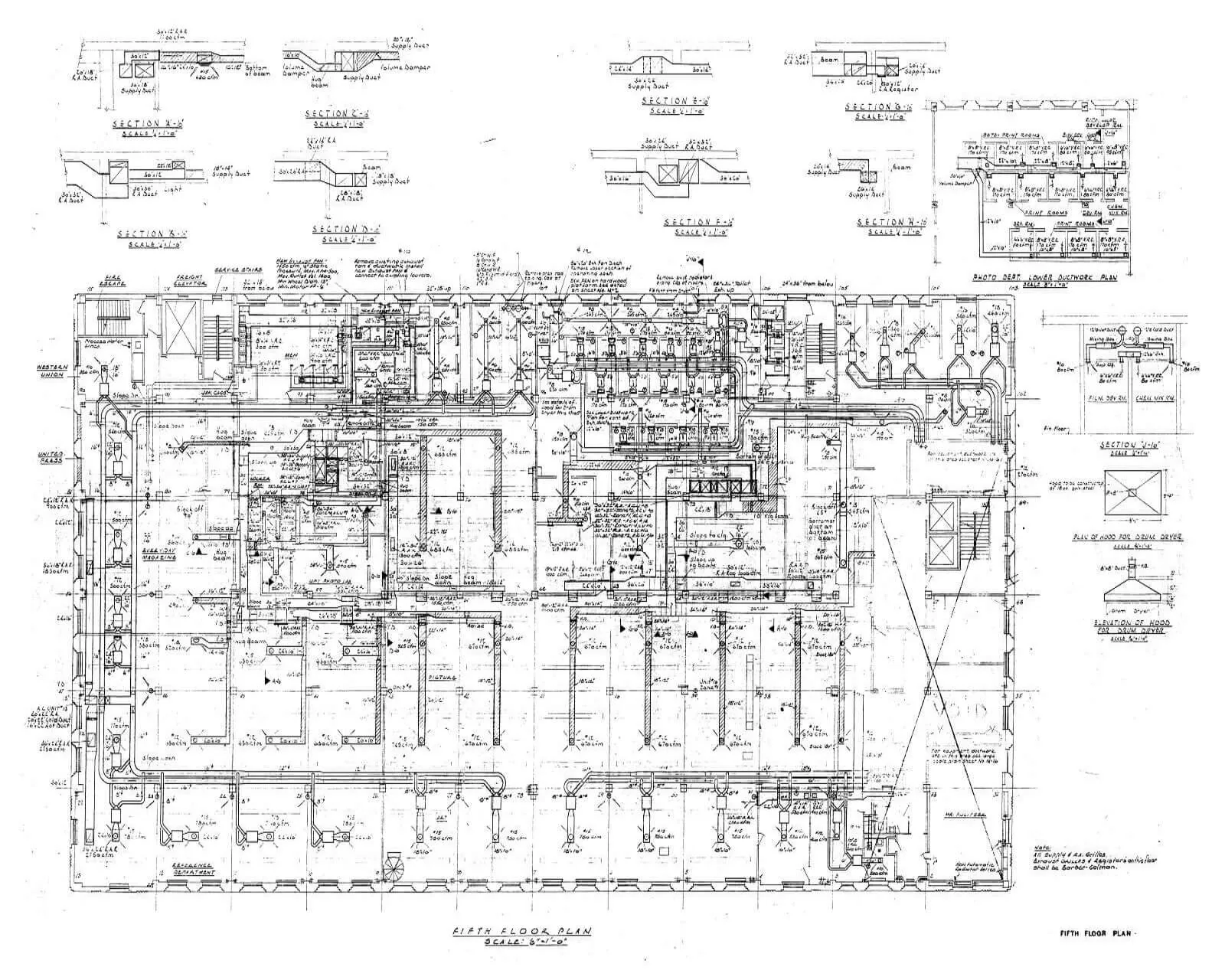 Mechanical equipment rooms — source drawing
